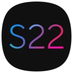 super s22 launcher, galaxy s22 android application logo